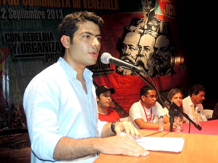 General Secretary of the Communist Youth of Venezuela, Hector Rodriguez