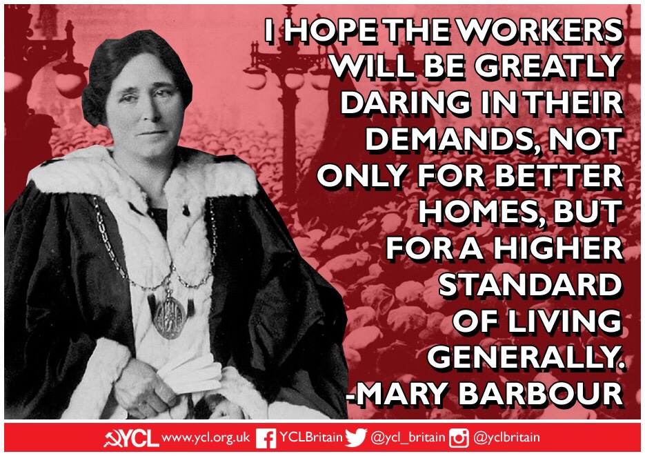 International Women’s Day: Mary Barbour – Young Communist League of Britain