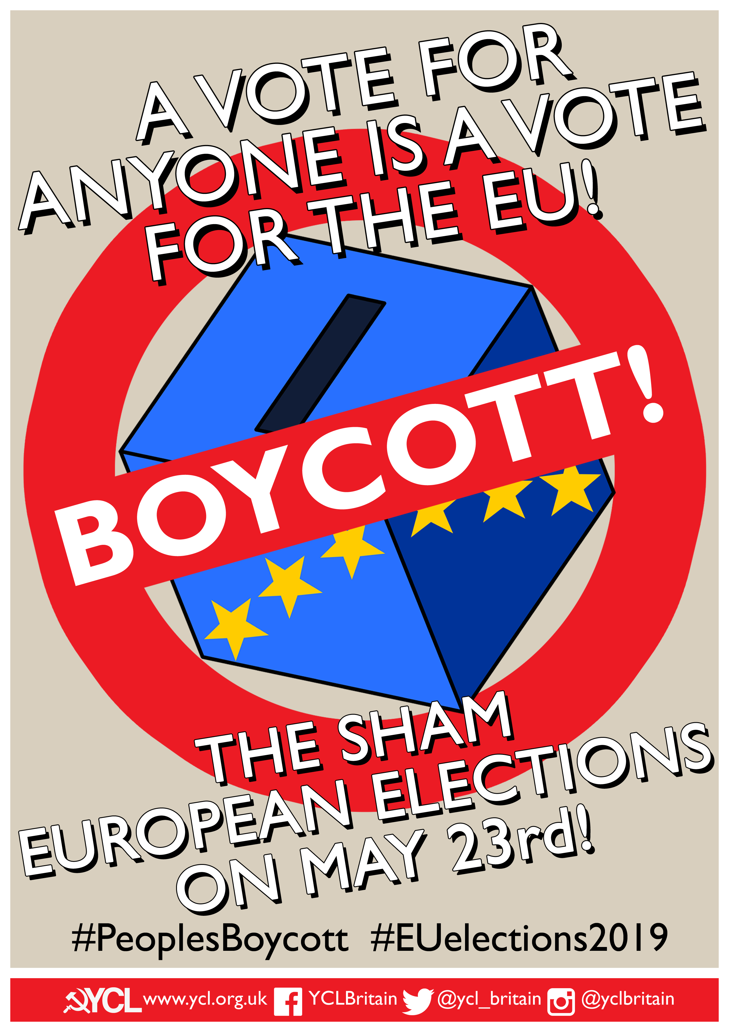 YCL Boycott Poster A3