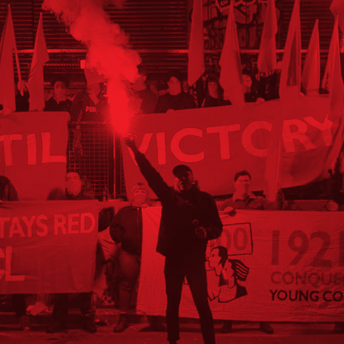 YCL London MayDay red 2